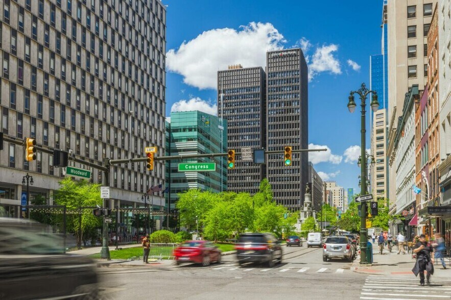 1001 Woodward Ave, Detroit, MI à louer - Photo de l’immeuble – Image 3 sur 9
