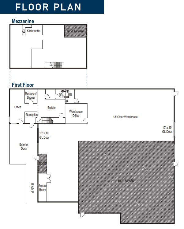 7635-7639 Ronson Rd, San Diego, CA à louer Plan d’étage– Image 1 sur 1