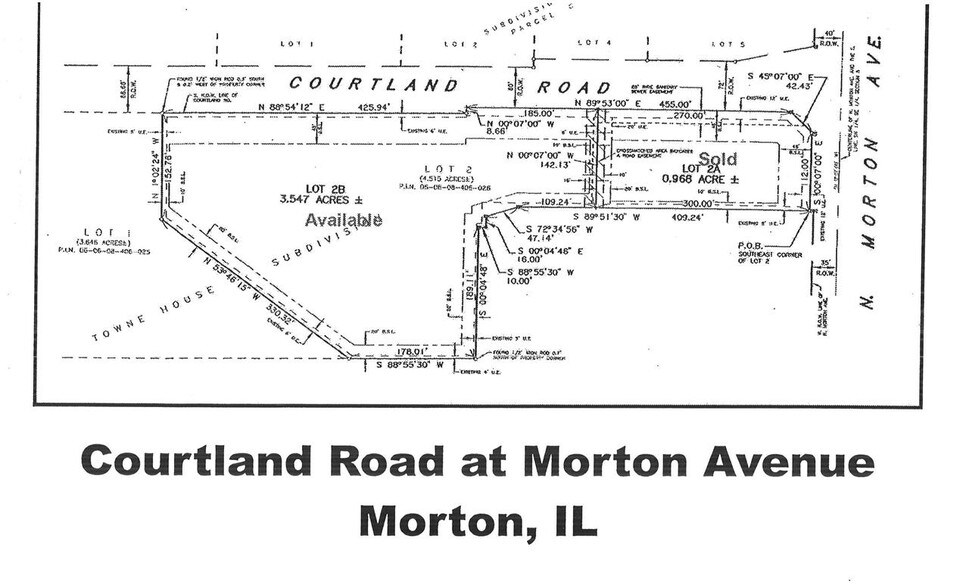 150 W Courtland, Morton, IL à louer - Plan cadastral – Image 3 sur 3