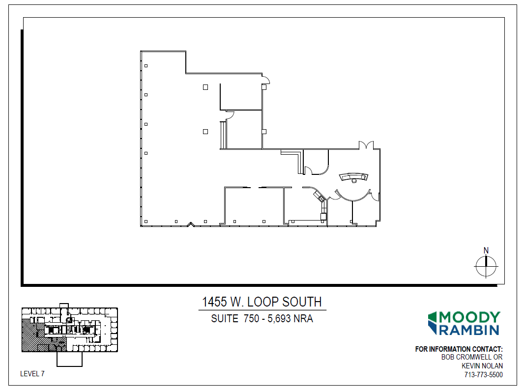 1455 West Loop S, Houston, TX à louer Plan d’étage– Image 1 sur 1