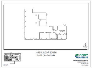 1455 West Loop S, Houston, TX à louer Plan d’étage– Image 1 sur 1