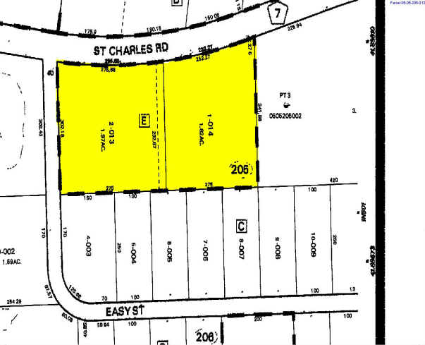 130 E St. Charles Rd, Carol Stream, IL à louer - Plan cadastral – Image 2 sur 7