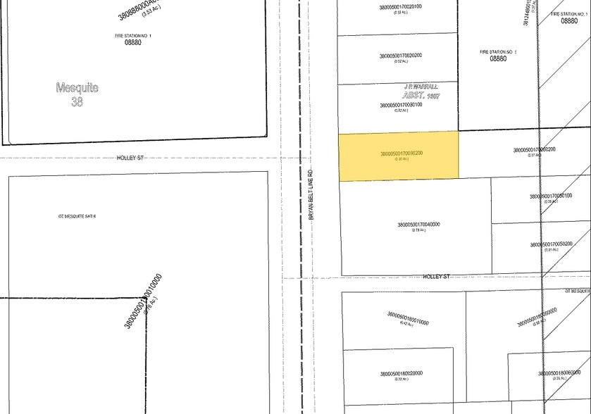 424 S Bryan Belt Line Rd, Mesquite, TX à vendre - Plan cadastral – Image 2 sur 28