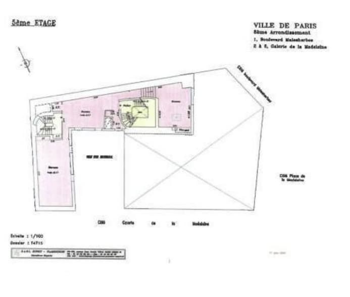 Boulevard Malesherbes, Paris à louer - Plan d’étage – Image 3 sur 16