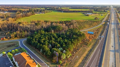Pope Road, Dunn, NC - Vue aérienne vue de carte