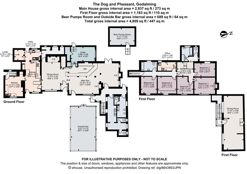 Haslemere Rd, Godalming à louer - Plan d’étage – Image 2 sur 9
