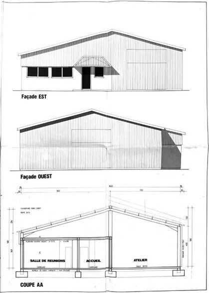 Local d'activités dans Saint-Geours-de-Maremne à vendre - Plan d’étage – Image 2 sur 6