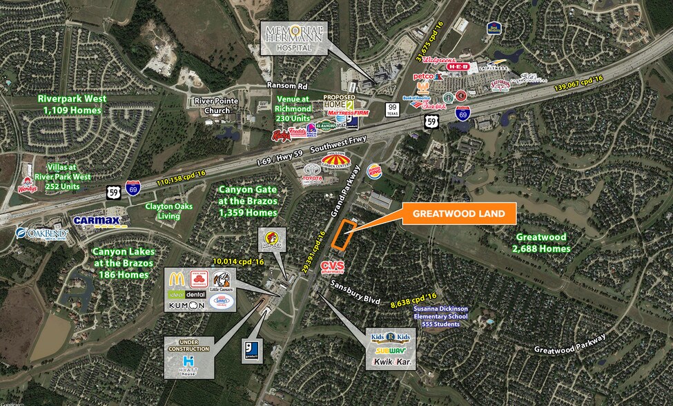 Crabb River Rd Near Grand Parkway, Richmond, TX à vendre - Autre – Image 2 sur 3