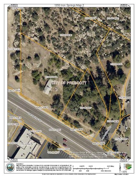 1350 W Iron Springs Rd, Prescott, AZ à vendre - Plan de site – Image 2 sur 6