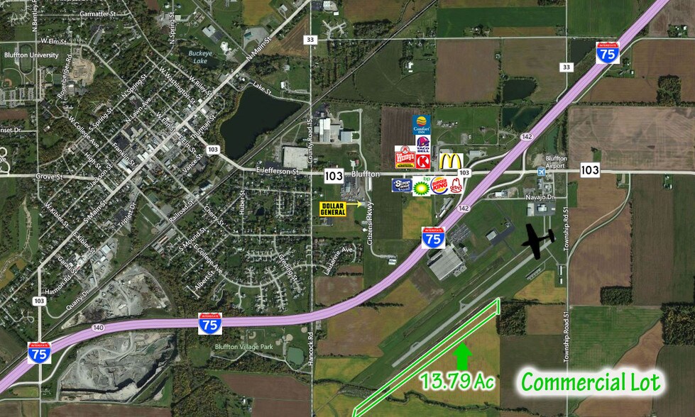County Road 29, Bluffton, OH à vendre - Aérien – Image 2 sur 2
