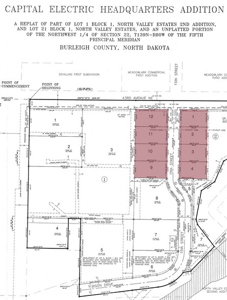 4200 N 15th St, Bismarck, ND à vendre - Plan cadastral – Image 2 sur 2