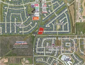 FM 1463 And Crossover Rd, Katy, TX - Vue aérienne  vue de carte - Image1