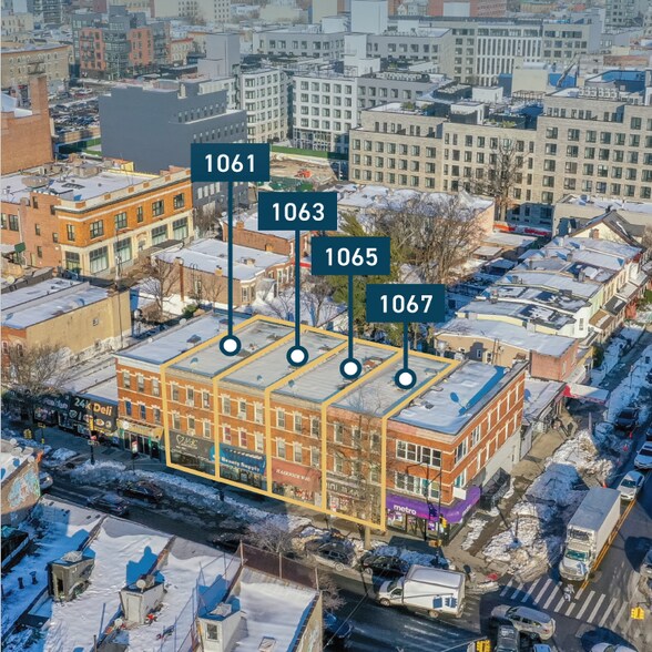 1061, 1063, 1065 & 1067 Flatbush Avenue portefeuille de 4 biens à vendre sur LoopNet.fr - Photo de l’immeuble – Image 1 sur 5