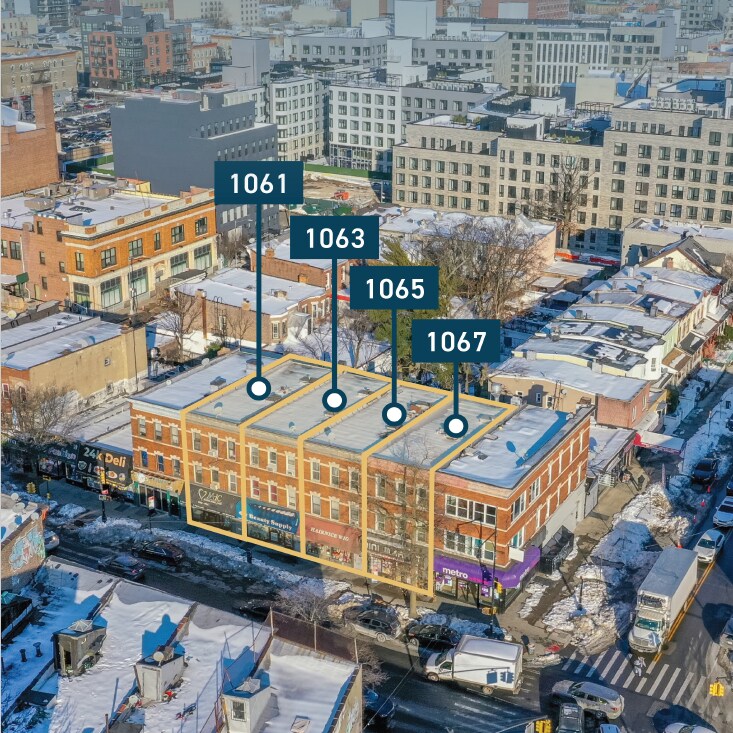 1061, 1063, 1065 & 1067 Flatbush Avenue portefeuille de 4 biens à vendre sur LoopNet.fr Photo de l’immeuble– Image 1 sur 6