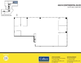300 Continental Blvd, El Segundo, CA à louer Plan d’étage– Image 1 sur 1