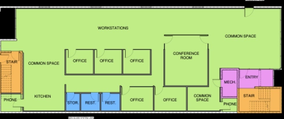 1711 15th St, Boulder, CO à louer Plan d’étage– Image 1 sur 1