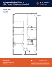 7301 N University Dr, Tamarac, FL à louer Plan d’étage– Image 1 sur 1
