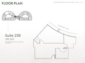 11440 W Bernardo Ct, San Diego, CA à louer Plan d’étage– Image 1 sur 2