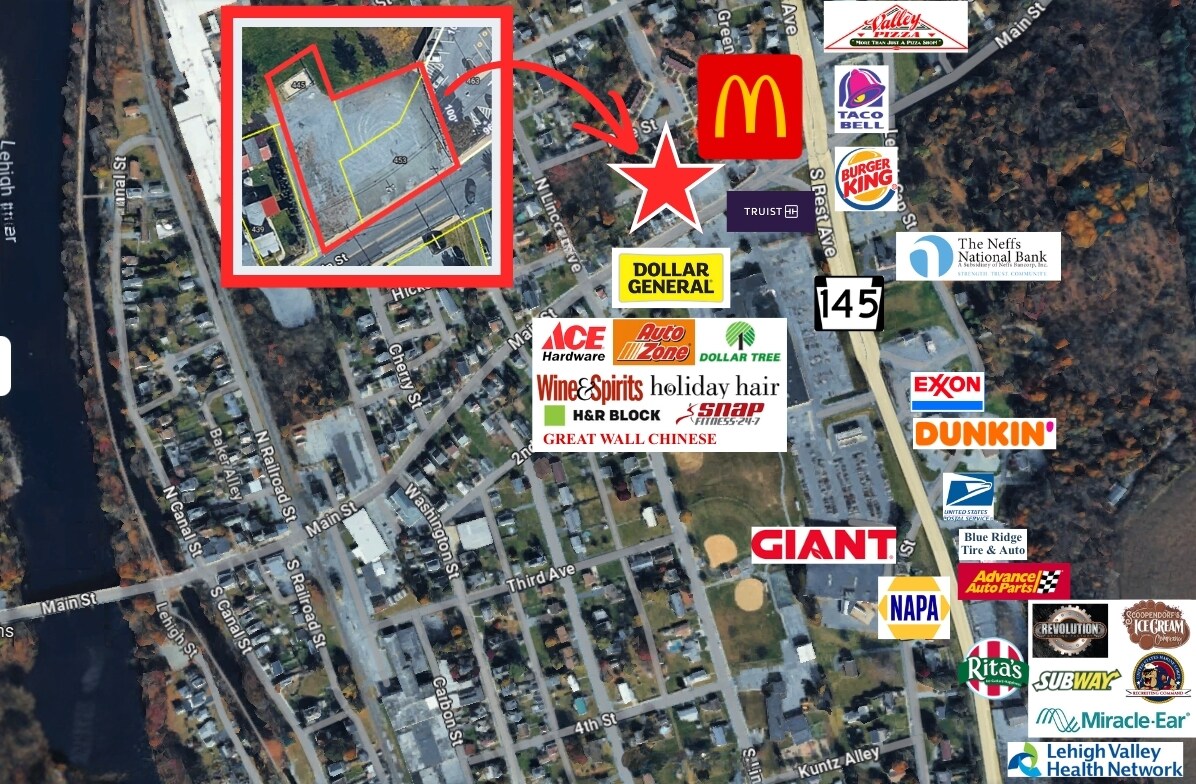 445-453 Main Street st, Walnutport, PA à vendre Photo principale– Image 1 sur 5