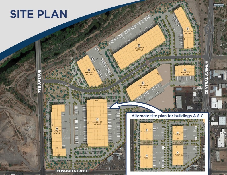 7th & Elwood St, Phoenix, AZ à louer Plan de site– Image 1 sur 1