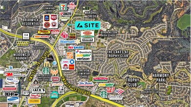 1550 N Highway 377, Roanoke, TX - Vue aérienne  vue de carte