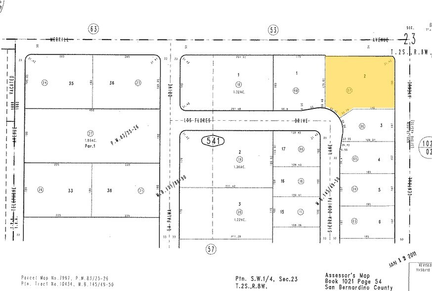 5260 Las Flores Dr, Chino, CA à louer - Plan cadastral – Image 2 sur 5