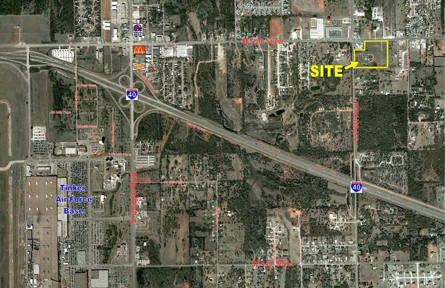 3104 S Post Rd, Oklahoma City, OK à vendre - Aérien – Image 2 sur 2