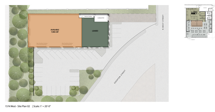 15 N West St, Raleigh, NC à louer Plan de site– Image 1 sur 3