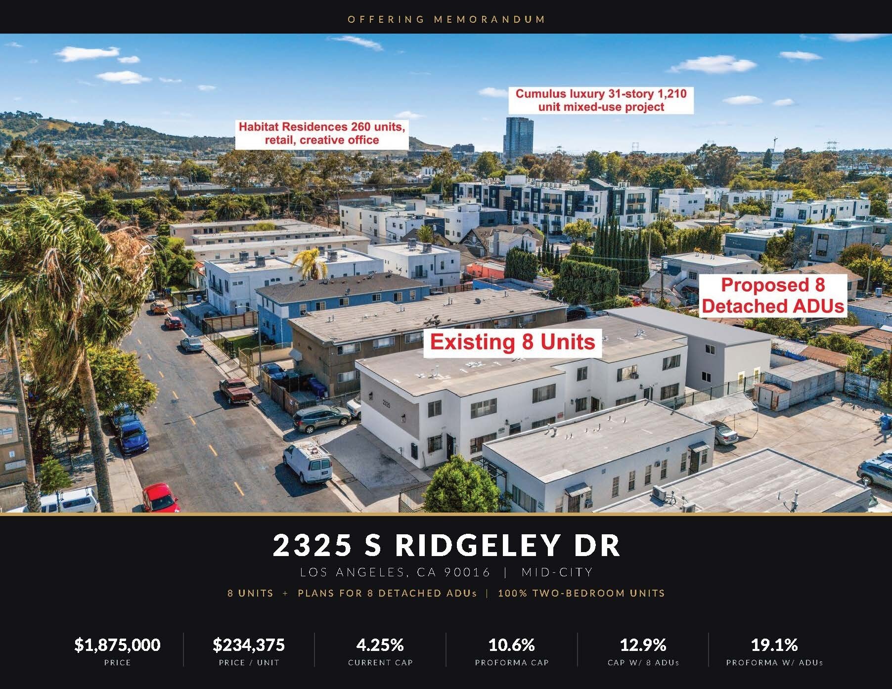 2325 S Ridgeley Dr, Los Angeles, CA à vendre Photo de l’immeuble– Image 1 sur 31
