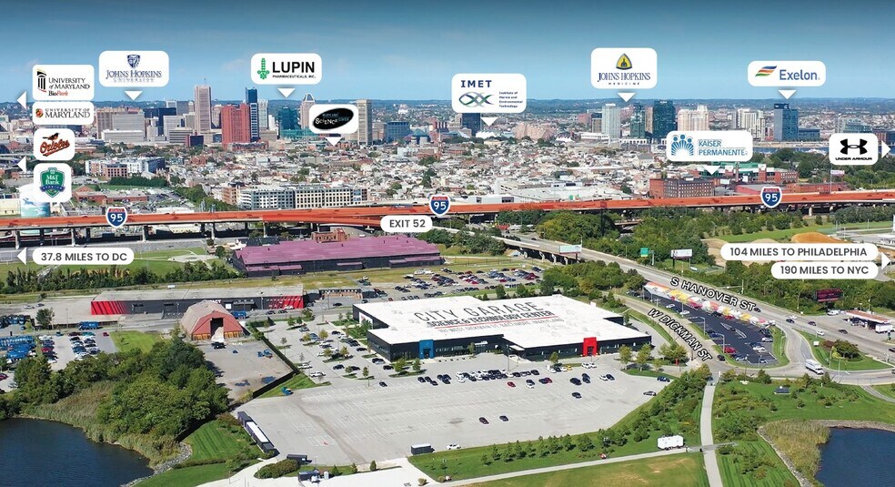 101 Dickman St, Baltimore, MD à louer - Aérien – Image 3 sur 17