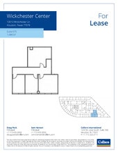 12012 Wickchester Ln, Houston, TX à louer Plan d’étage– Image 1 sur 1