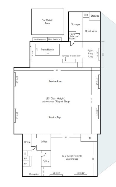 332 N Johnson Ave, El Cajon, CA à louer Plan d’étage– Image 1 sur 7