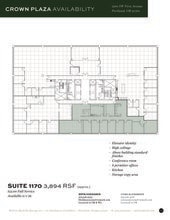 1500 SW 1st Ave, Portland, OR à louer Plan d’étage– Image 1 sur 1