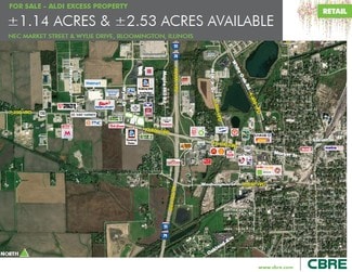 Plus de détails pour W Market St, Bloomington, IL - Terrain à vendre
