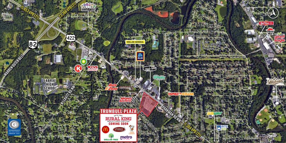Parkman Rd NW, Warren, OH à vendre - Aérien – Image 2 sur 3