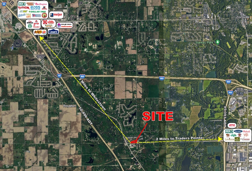 86th St, Indianapolis, IN à vendre - Aérien – Image 2 sur 2