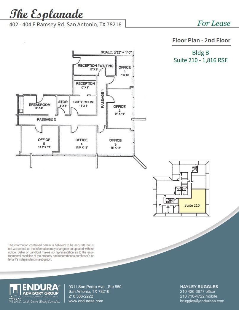 402 E Ramsey Rd, San Antonio, TX à louer Plan d’étage– Image 1 sur 1