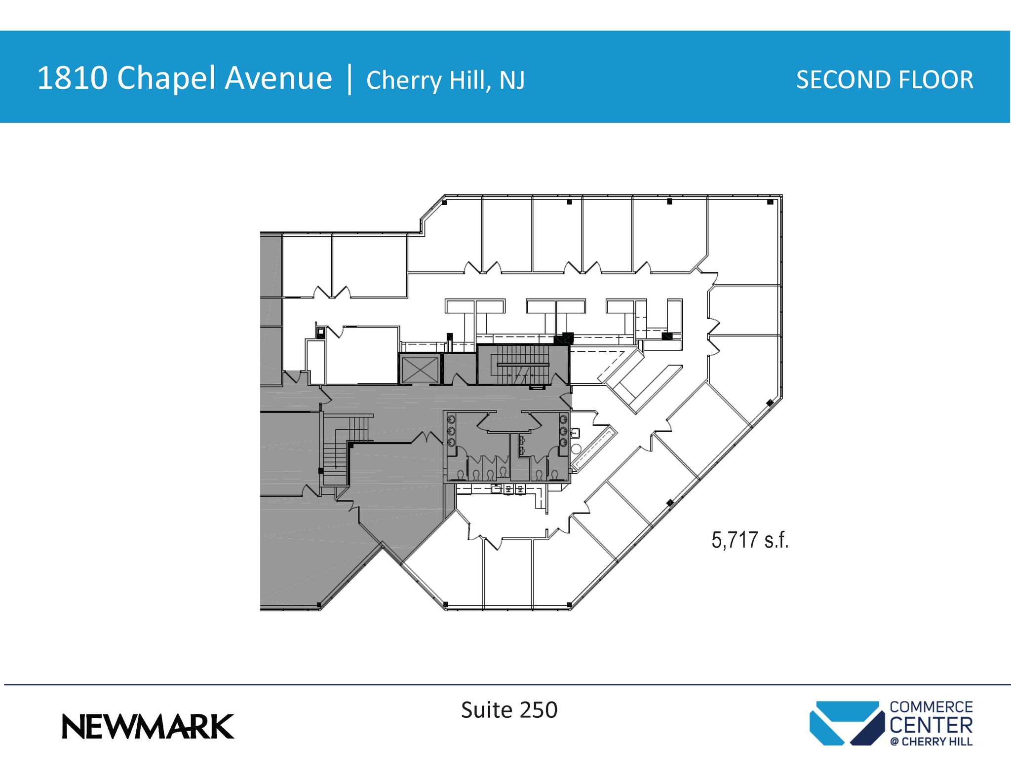 1800 Chapel Ave W, Cherry Hill, NJ à louer Plan d’étage– Image 1 sur 1