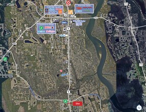 4255 Us Highway 1 S, Saint Augustine, FL - VUE AÉRIENNE  vue de carte