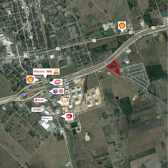 I-10 & Ward Bend Rd, Sealy, TX à vendre - Aérien – Image 2 sur 3