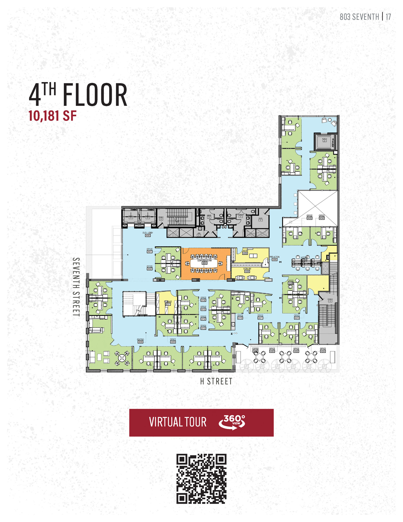 801-803 7th St NW, Washington, DC à louer Plan d’étage– Image 1 sur 13