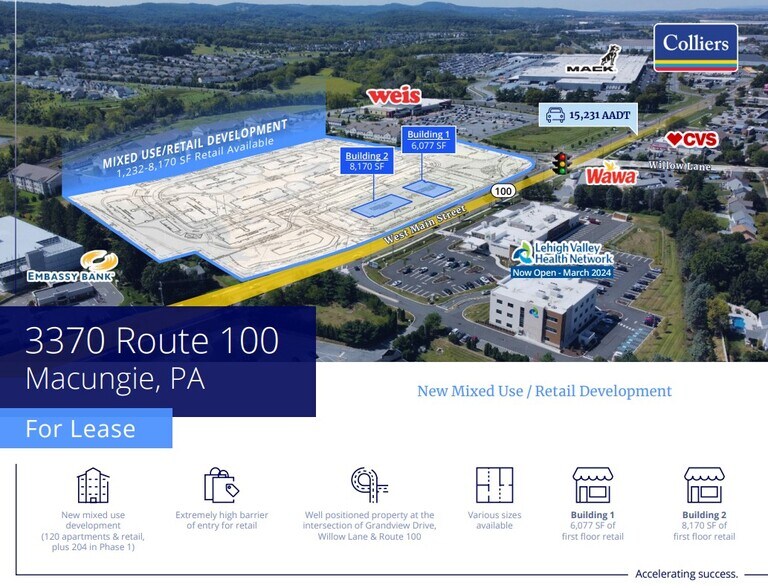 3370 Route 100, Macungie, PA à louer - Photo principale – Image 1 sur 1