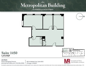 134 N LaSalle St, Chicago, IL à louer Plan d’étage– Image 1 sur 6