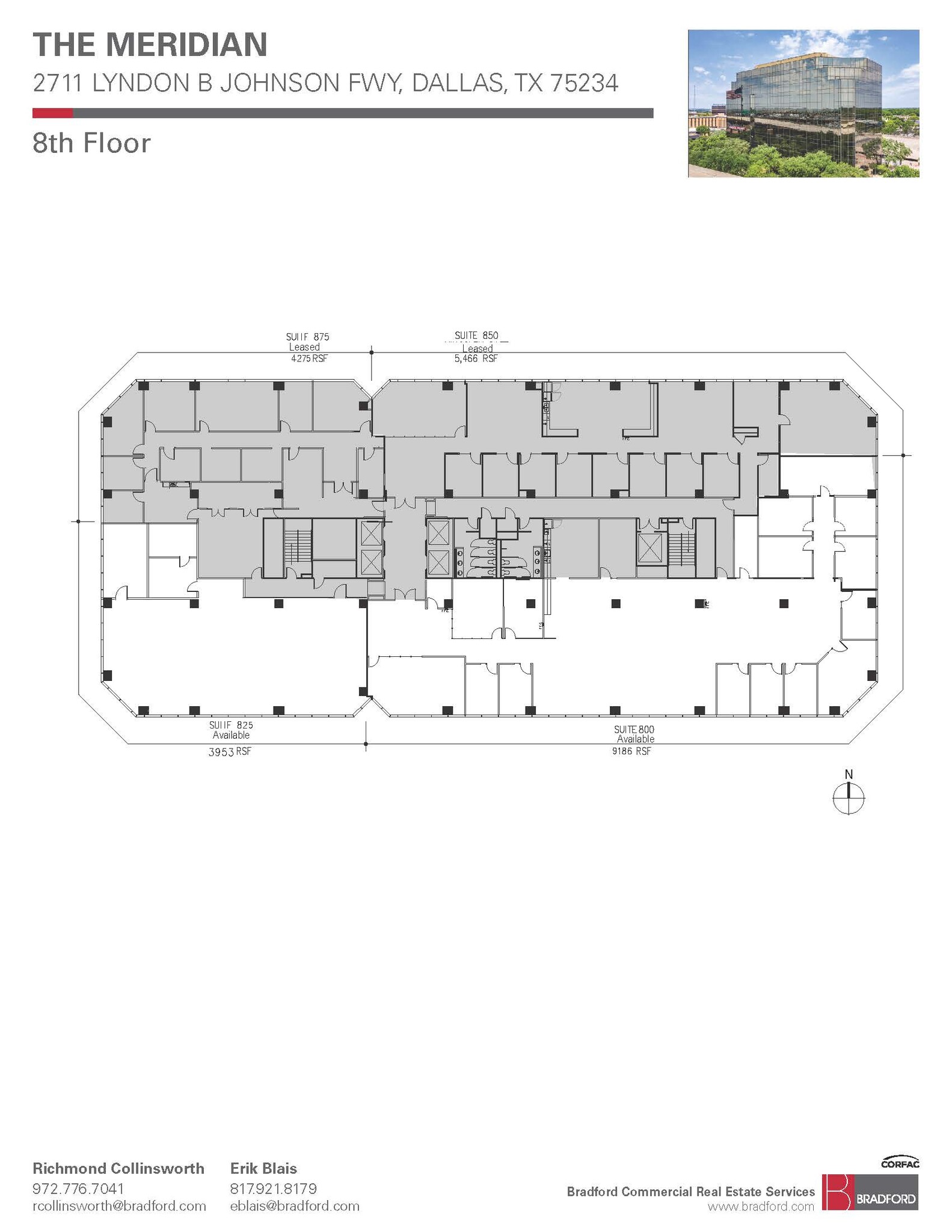 2711 Lyndon B Johnson Fwy, Dallas, TX à louer Plan d’étage– Image 1 sur 2