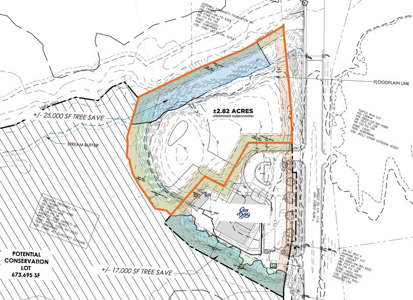 4350 Garrett Rd, Durham, NC à vendre - Plan de site – Image 2 sur 7