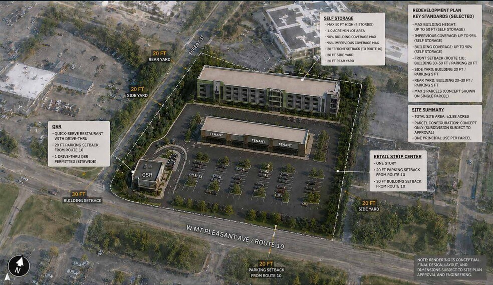 576-586 W Mt. Pleasant Ave, Livingston, NJ à vendre - Autre – Image 2 sur 2