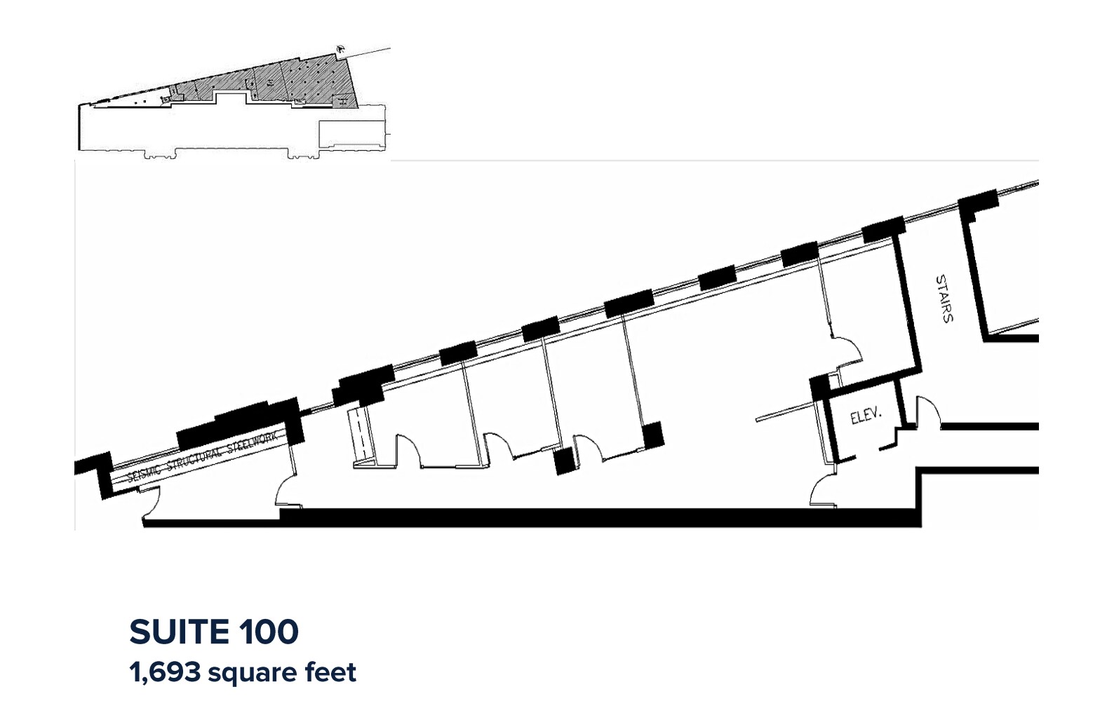 601 W Cordova St, Vancouver, BC à louer Plan d’étage– Image 1 sur 1