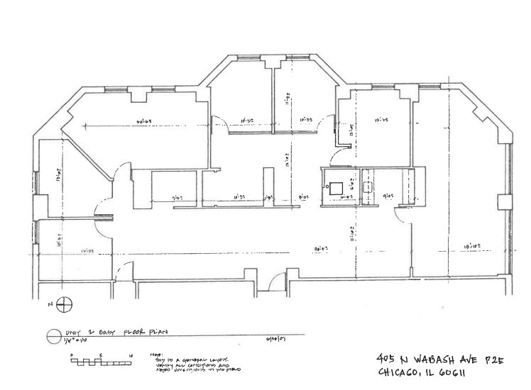 405 N Wabash Ave, Chicago, IL à louer Plan d’étage– Image 1 sur 6