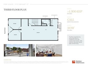 1112 Bryant St, San Francisco, CA à louer Plan d’étage– Image 1 sur 1