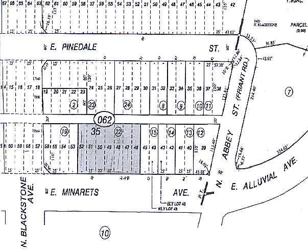 28-40 E Minarets Ave, Pinedale, CA à louer - Plan cadastral – Image 2 sur 7